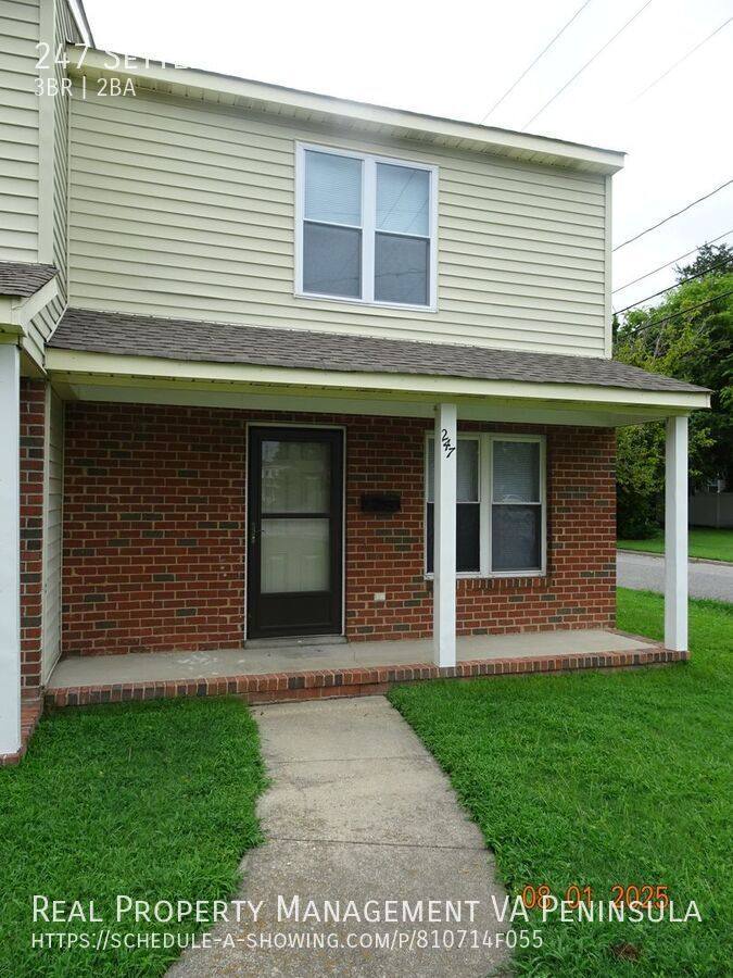 House for rent at 247 Settlers Landing Rd, Hampton, VA 23669