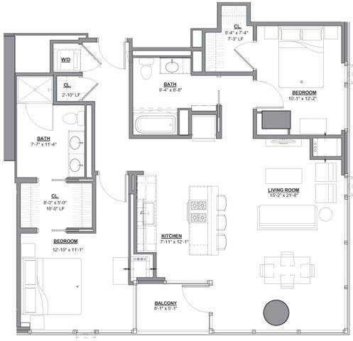 Apartment for rent at 1201 N Lasalle Dr, Chicago, IL 60610