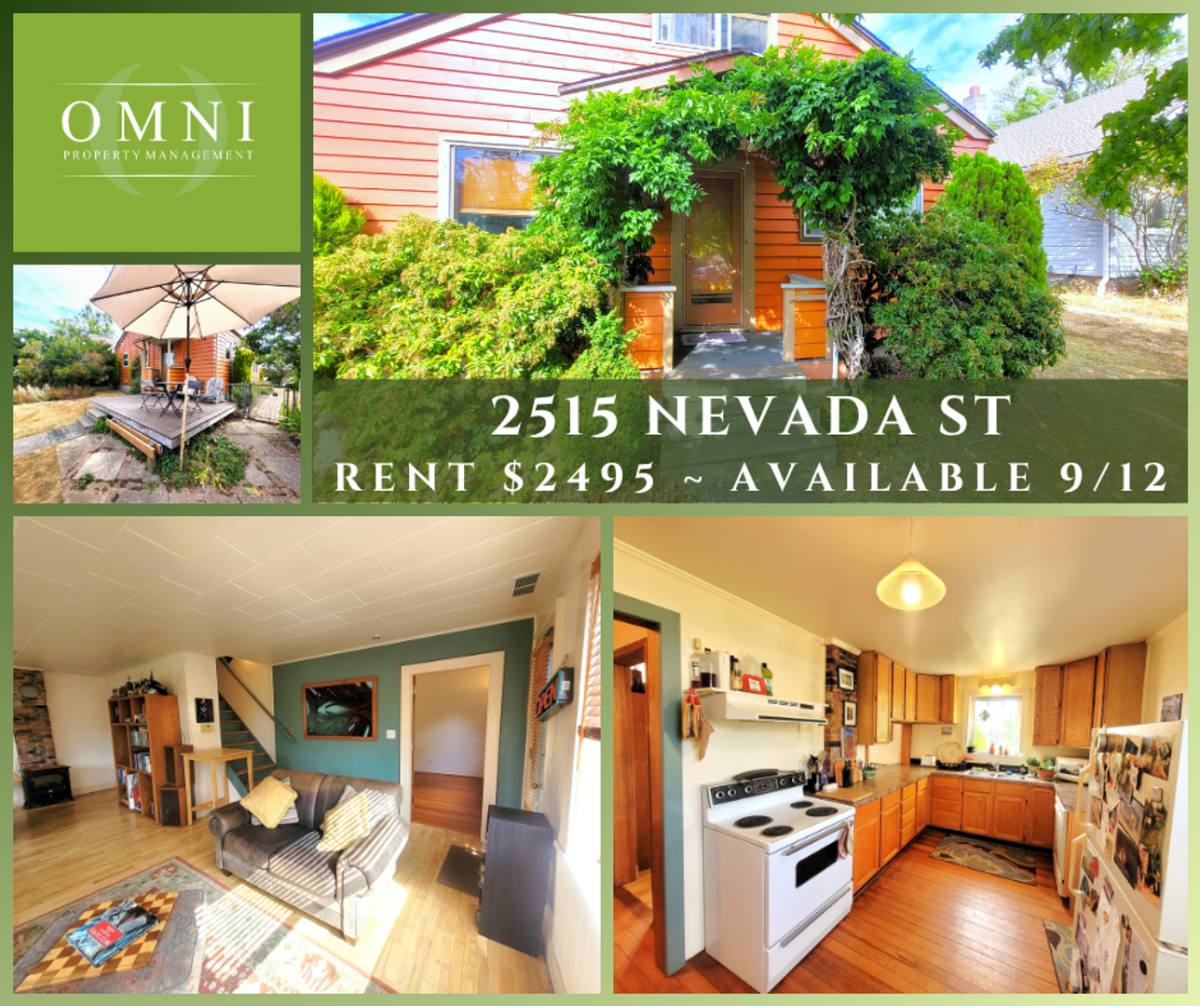 House for rent at 2515 Nevada St, Bellingham, WA 98226