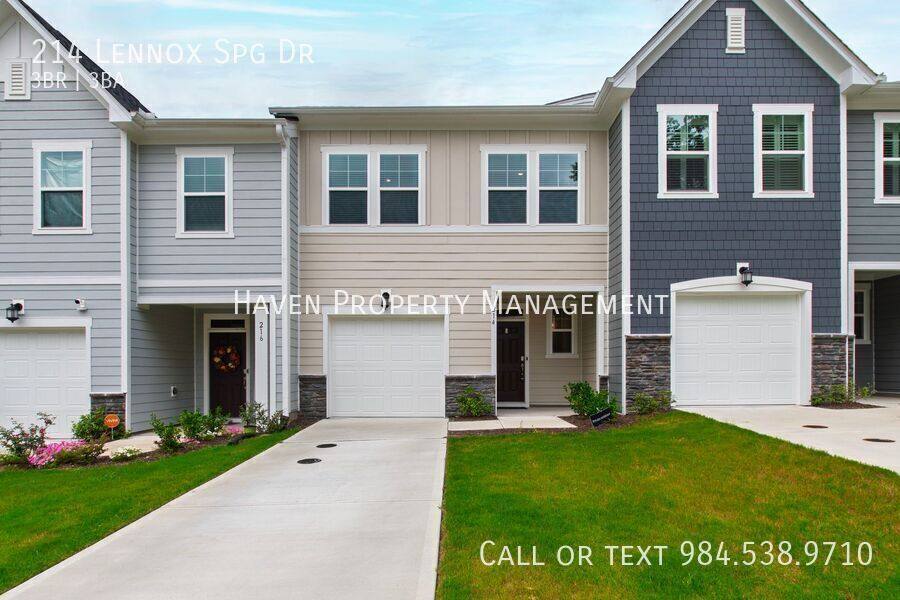 Townhouse for rent at 214 Lennox Spring Dr, Wake Forest, NC 27587