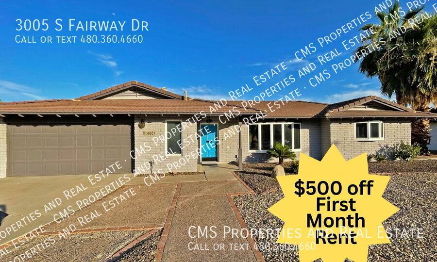 House for rent at 3005 S Fairway Dr, Tempe, AZ 85282