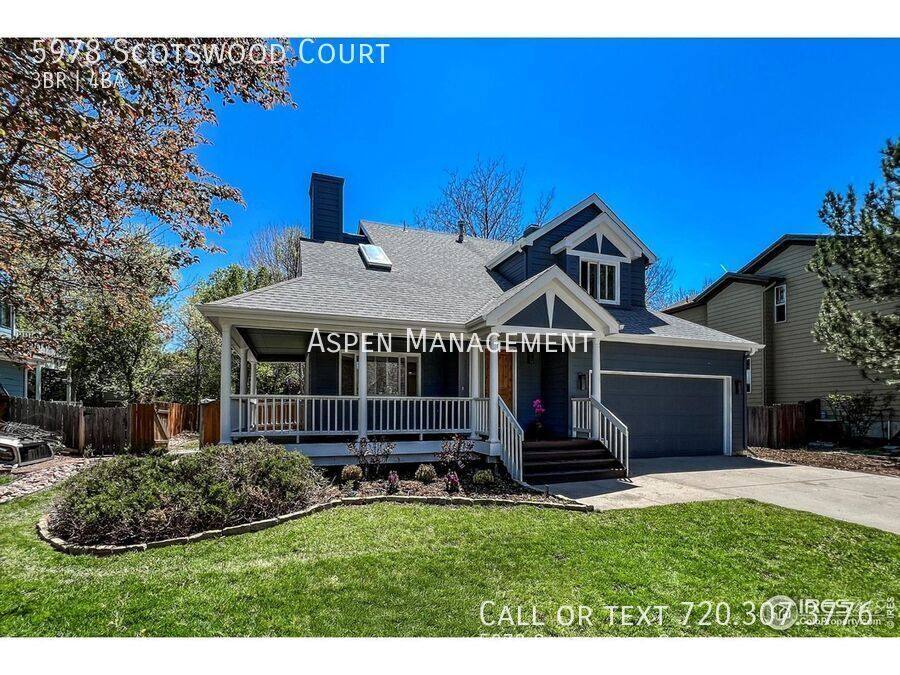 House for rent at 5978 Scotswood Court, Boulder, CO 80301