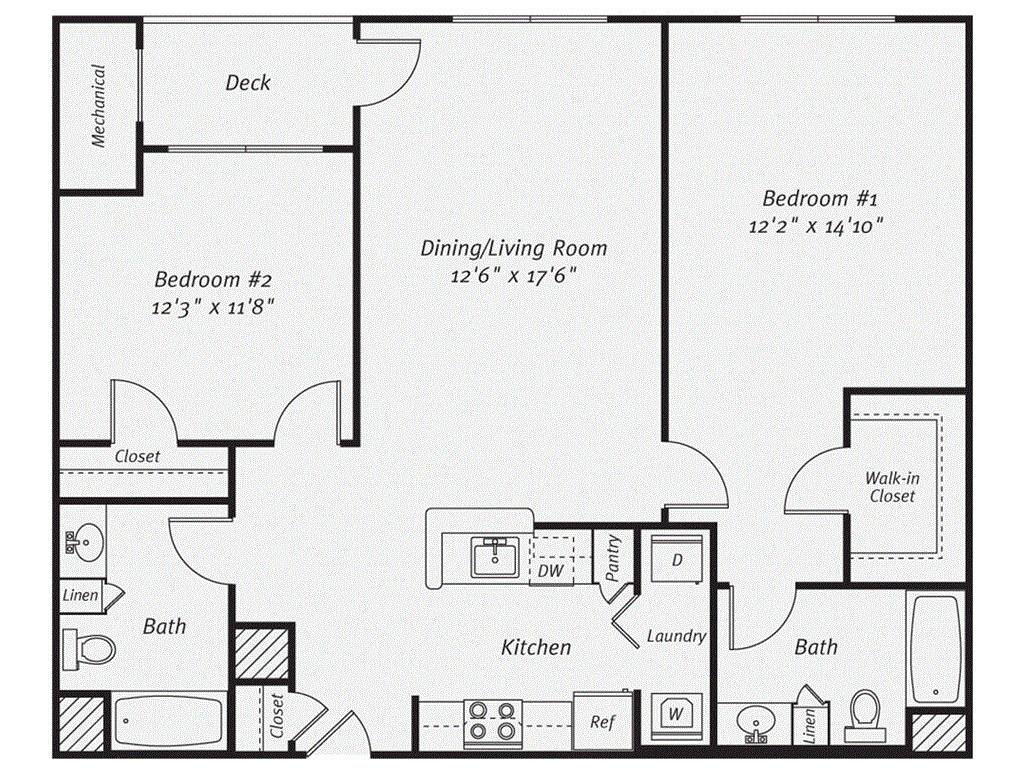 Apartment for rent at 160 Boylston St #1217, Chestnut Hill, MA 02467