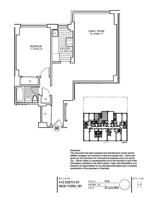 Apartment for rent at 412 E 55th St #9LL, New York, NY 10022