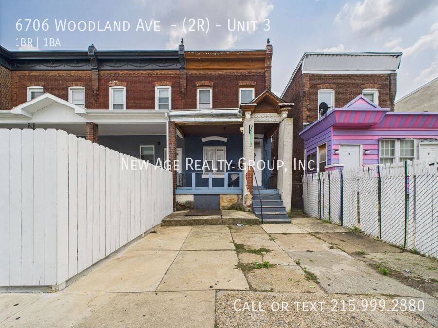 Apartment for rent at 6706 Woodland Ave #2R, Philadelphia, PA 19142