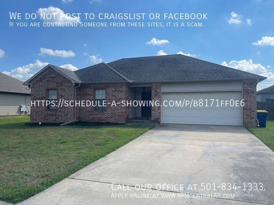 House for rent at 29 Thunderbird Dr, Cabot, AR 72023