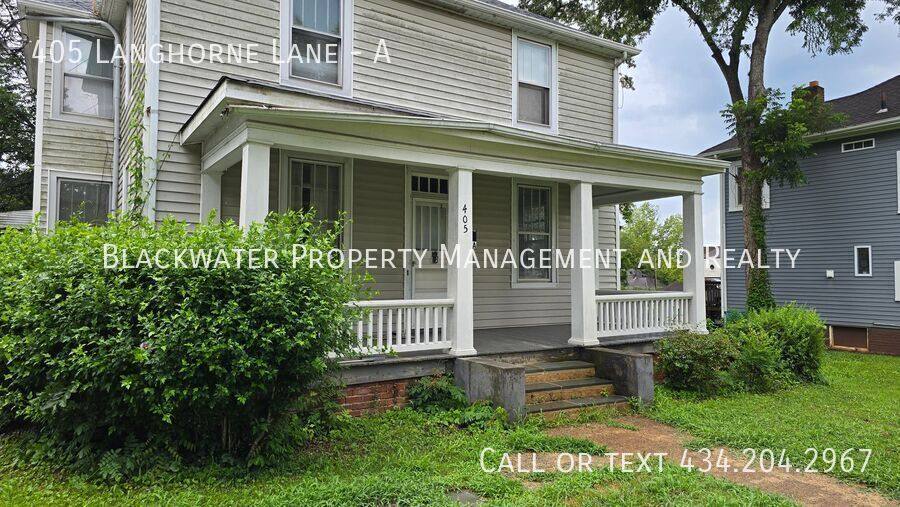 Apartment for rent at 405 Langhorne Lane #A, Lynchburg, VA 24502