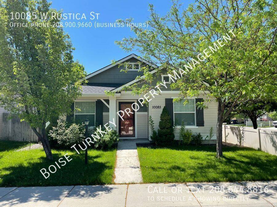 House for rent at 10085 W Rustica St, Boise, ID 83709