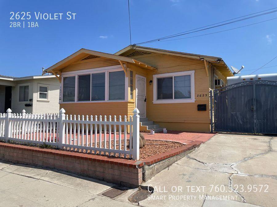 House for rent at 2625 Violet St, San Diego, CA 92105