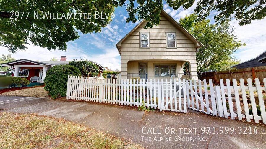 House for rent at 2977 N Willamette Blvd, Portland, OR 97217