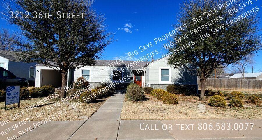 House for rent at 3212 36th St, Lubbock, TX 79413