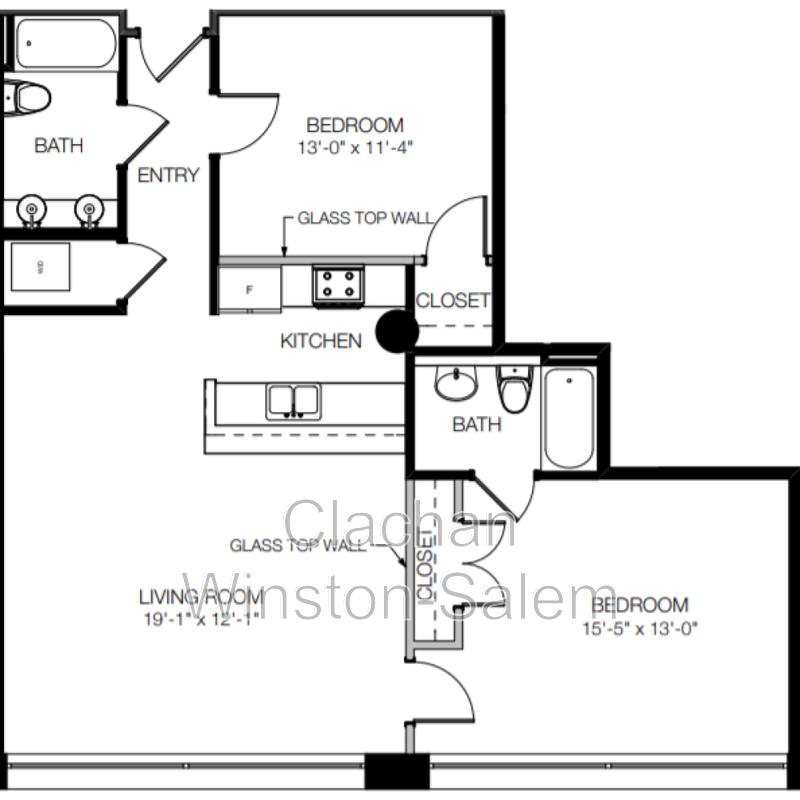 Apartment for rent at 675 N Main St, Winston Salem, NC 27101