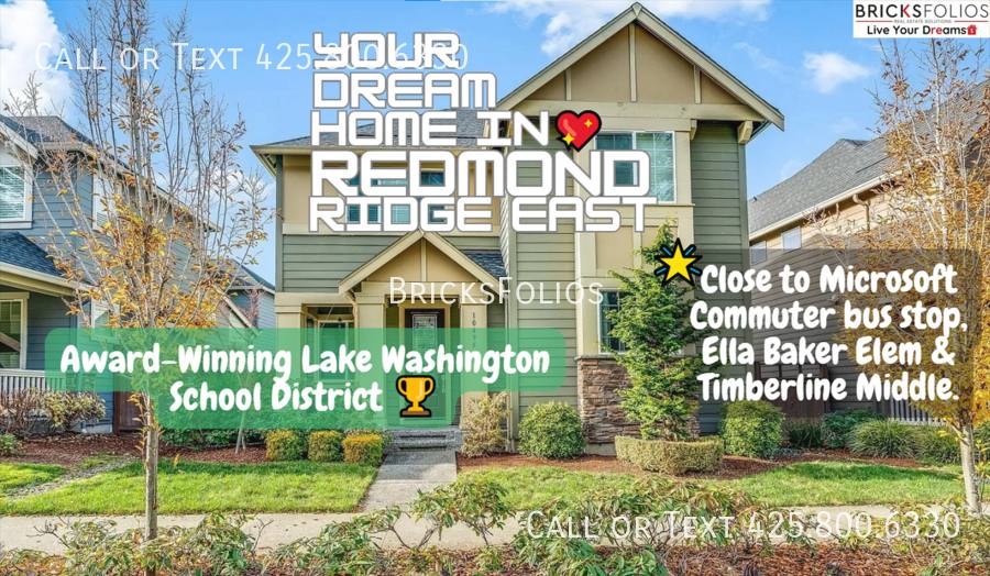 House for rent at 10495 Sheridan Crescent NE, Redmond, WA 98053