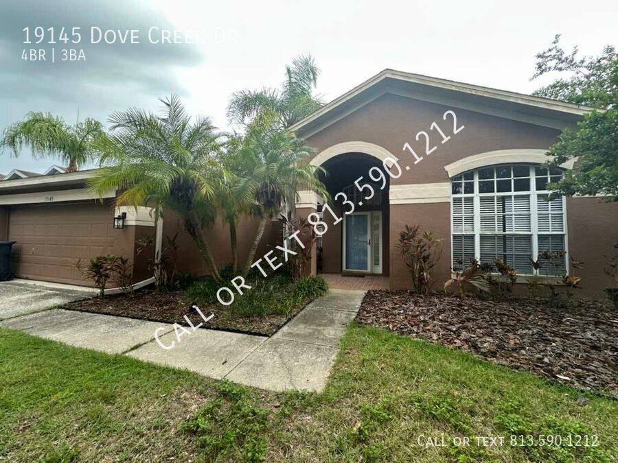 House for rent at 19145 Dove Creek Dr, Tampa, FL 33647