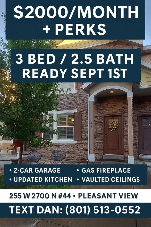 Townhouse for rent at 255 W 2700 N #44, Ogden, UT 84414