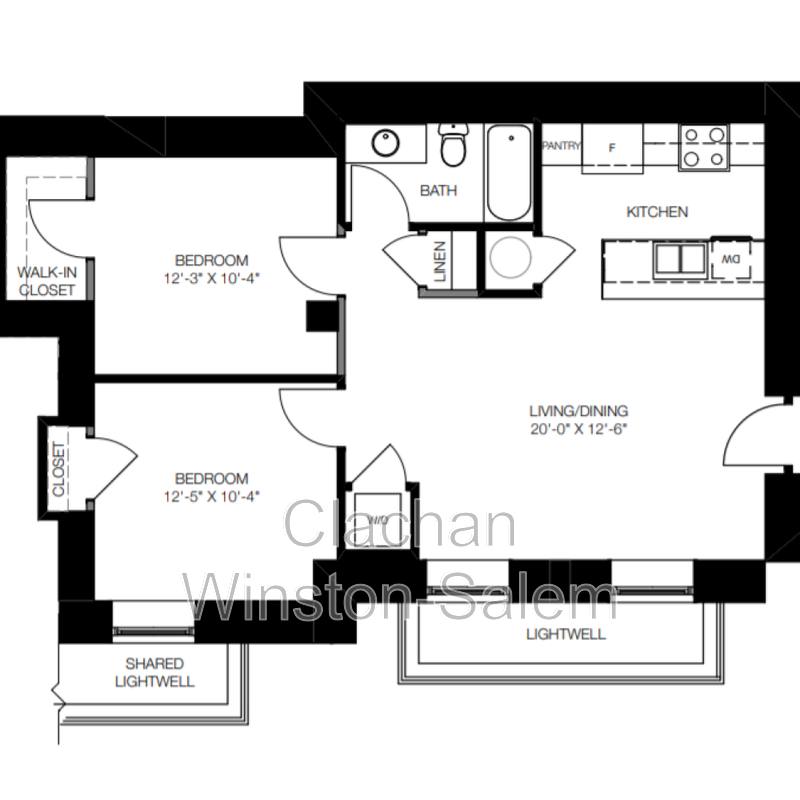 Apartment for rent at 50 W Fourth St, Winston Salem, NC 27101