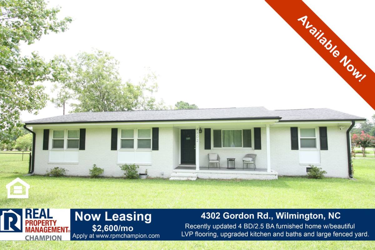 House for rent at 4302 Gordon Rd, Wilmington, NC 28405