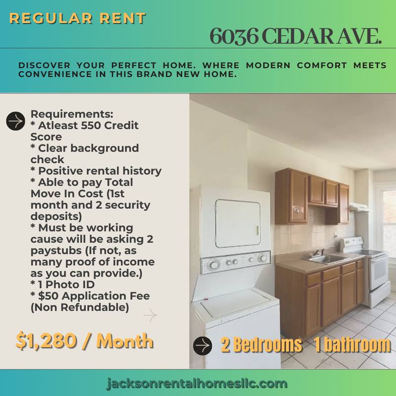 Apartment for rent at 6036 Cedar Ave #2, Philadelphia, PA 19143