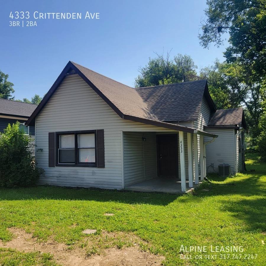 House for rent at 4333 Crittenden Ave, Indianapolis, IN 46205