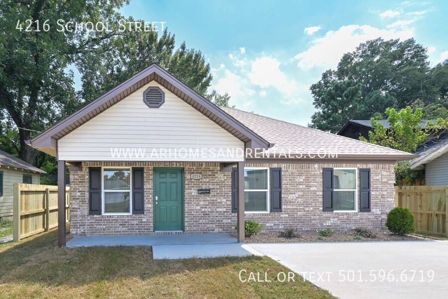 House for rent at 4216 School St, North Little Rock, AR 72114