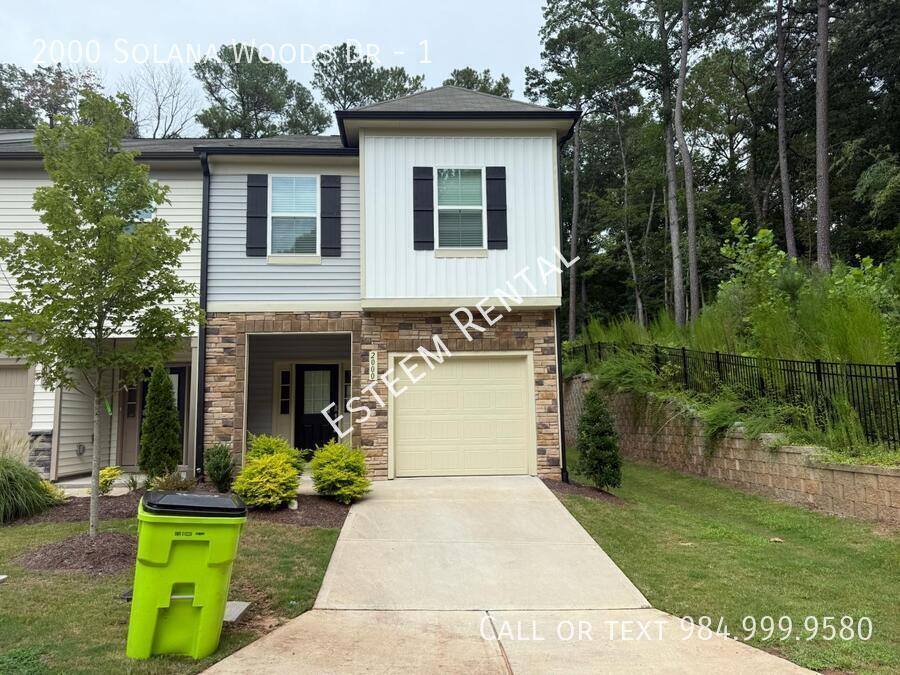 Townhouse for rent at 2000 Solana Woods Dr #1, Durham, NC 27703