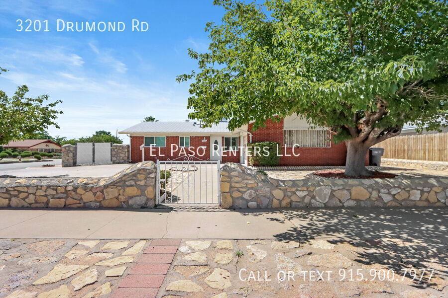 House for rent at 3201 Drumond Rd, El Paso, TX 79925