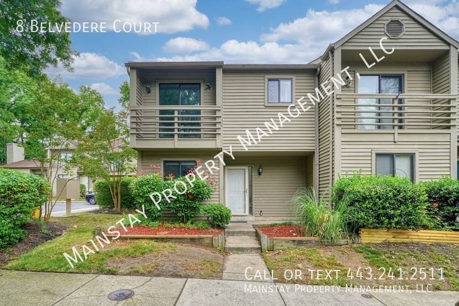 Townhouse for rent at 8 Belvedere Court, Annapolis, MD 21403