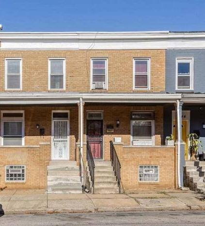 Townhouse for rent at 2740 E Biddle St, Baltimore, MD 21213