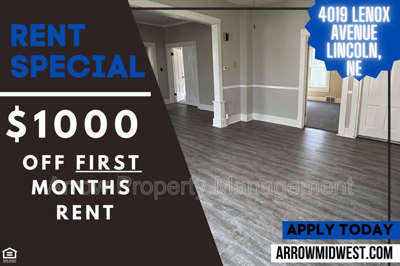 House for rent at 4019 Lenox Ave, Lincoln, NE 68510