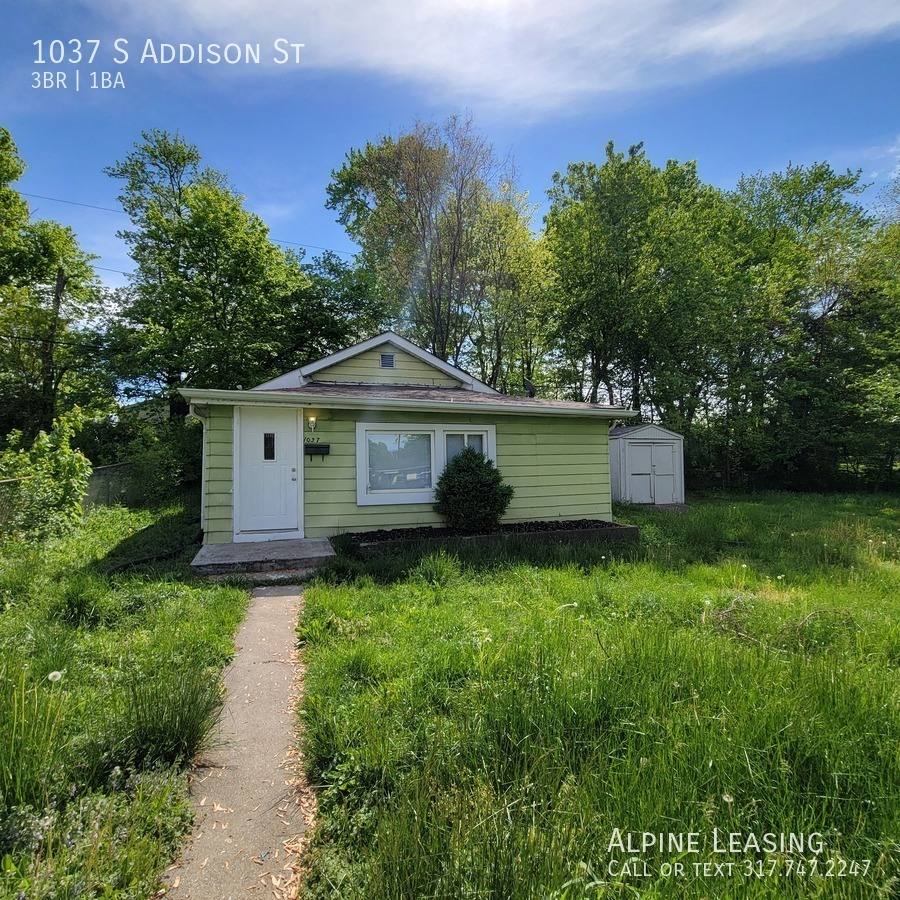 House for rent at 1037 S Addison St, Indianapolis, IN 46221