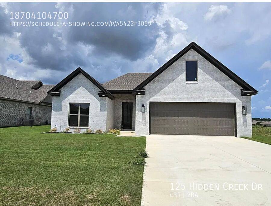 House for rent at 125 Hidden Creek Dr, Brookland, AR 72417