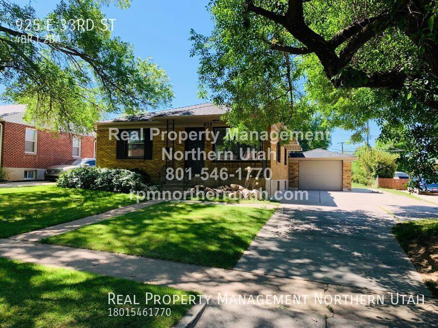 House for rent at 925 E 33rd St, Ogden, UT 84403