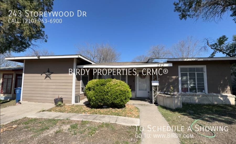 House for rent at 243 Storeywood Dr, San Antonio, TX 78213