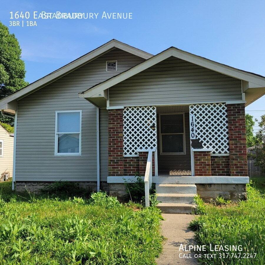 House for rent at 1640 E Bradbury Ave, Indianapolis, IN 46203