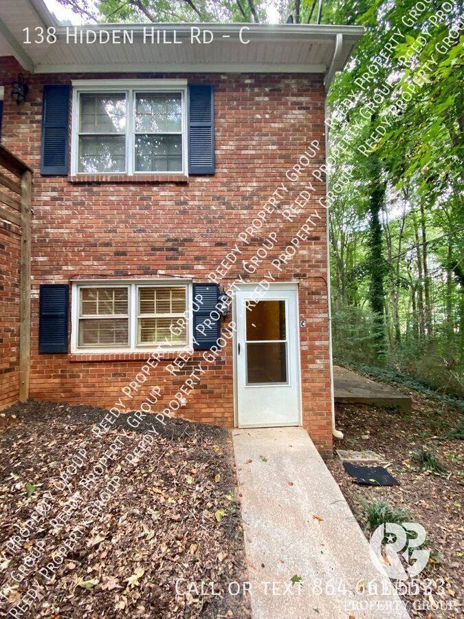 Apartment for rent at 138 Hidden Hill Rd #C, Spartanburg, SC 29301