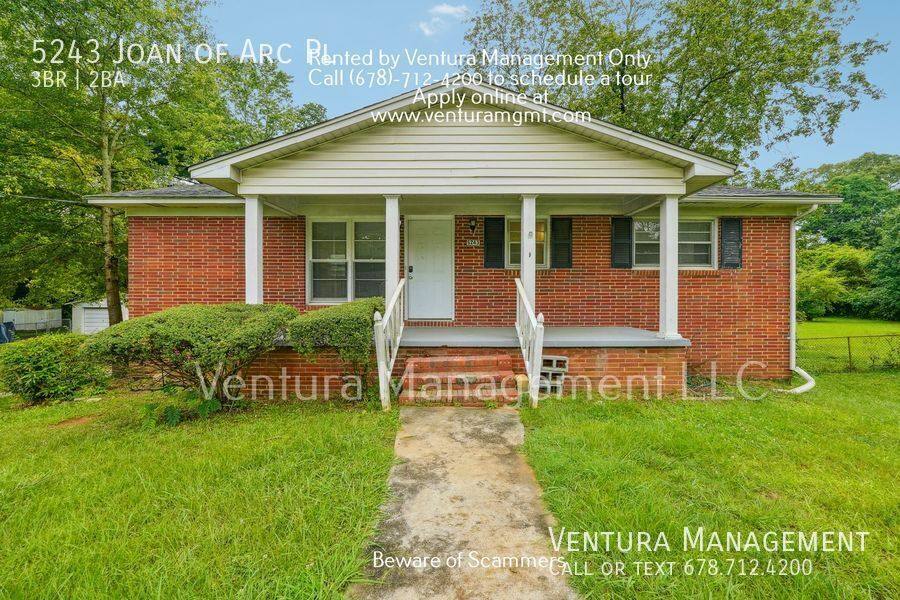 House for rent at 5243 Joan of Arcade Place, Atlanta, GA 30349