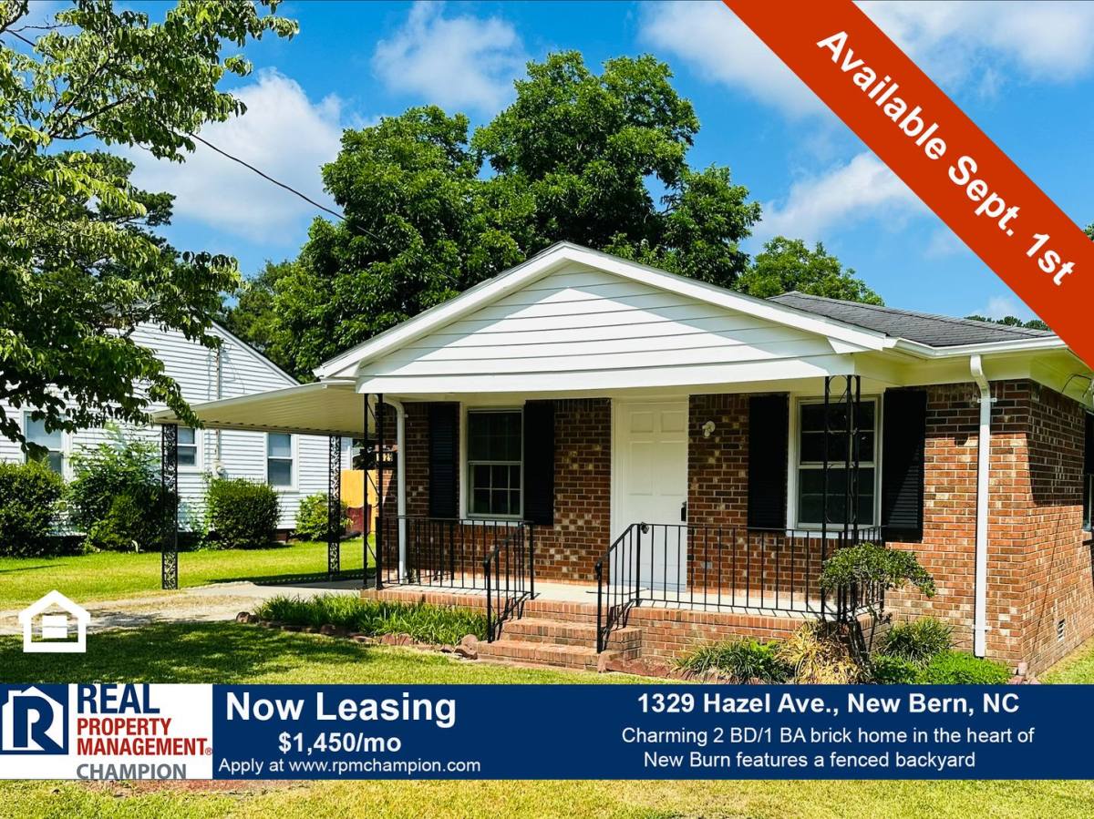 House for rent at 1329 Hazel Ave, New Bern, NC 28560