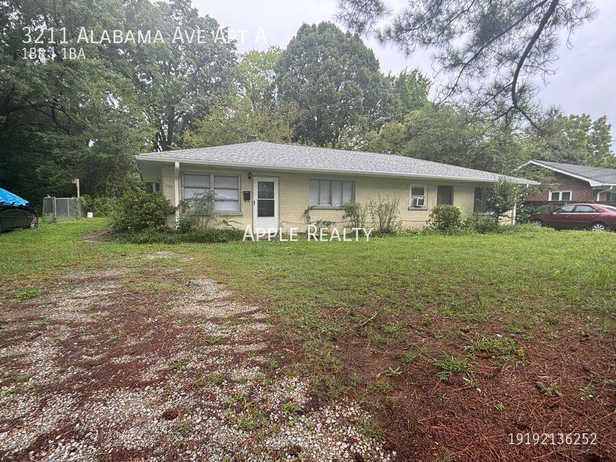 House for rent at 3211 Alabama Ave #A, Durham, NC 27705