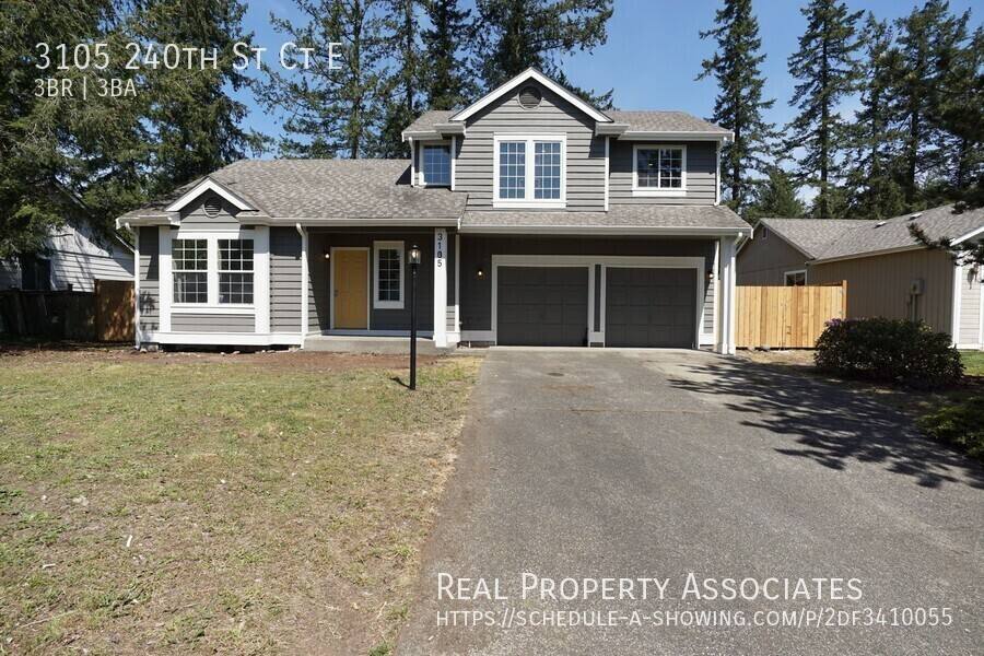 House for rent at 3105 240th St Court E, Spanaway, WA 98387