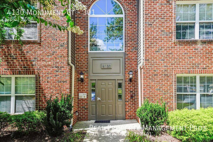Condo for rent at 4130 Monument Court #301, Fairfax, VA 22033