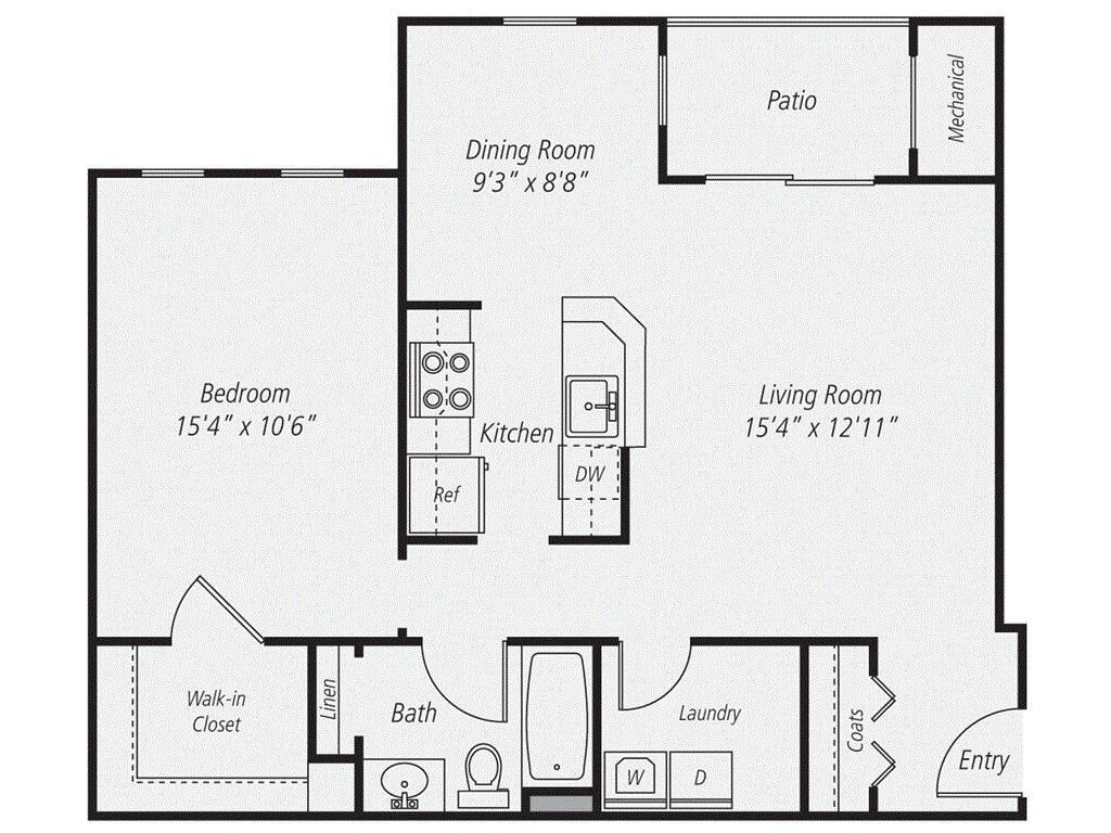 Apartment for rent at 1 Farms Dr, Burlington, MA 01803