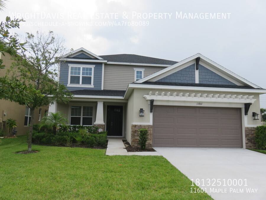 House for rent at 11601 Maple Palm Way, Tampa, FL 33626