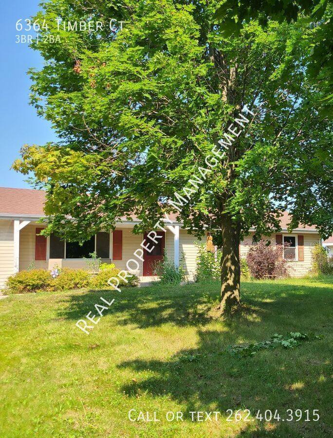 House for rent at 6364 Timber Court, West Bend, WI 53095