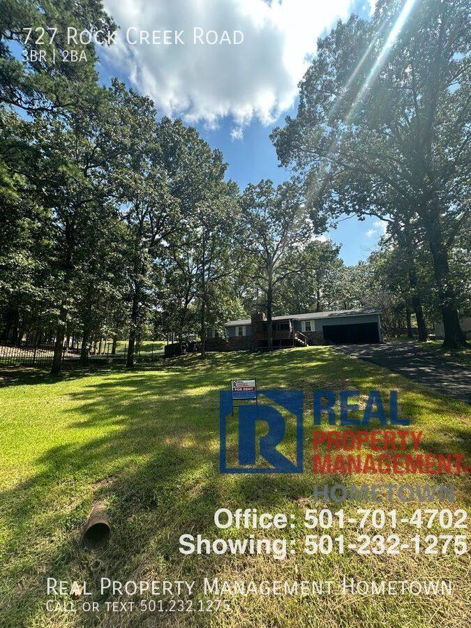 House for rent at 727 Rock Creek Rd, Hot Springs National Park, AR 71913