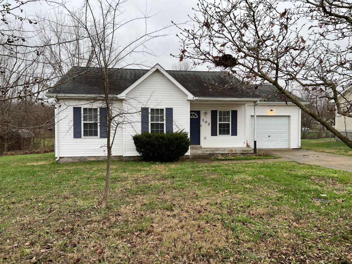 House for rent at 102 Wassom Court, Oak Grove, KY 42262