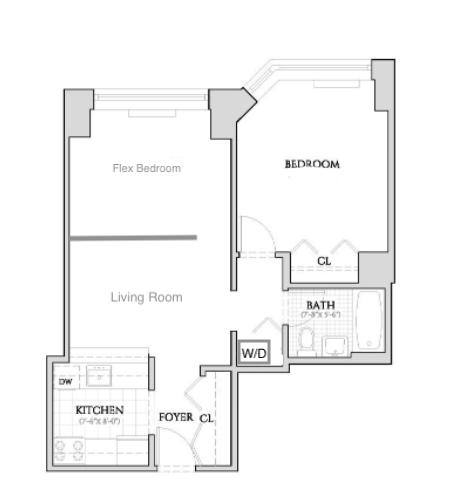 Apartment for rent at 420 W 42nd St #30E, New York, NY 10036
