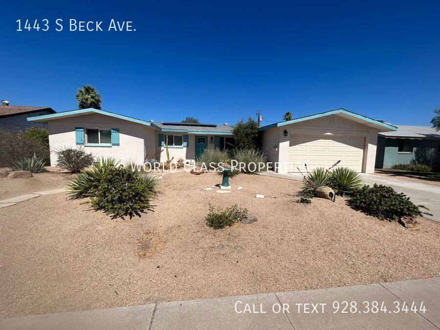 House for rent at 1443 S Beck Ave, Tempe, AZ 85281