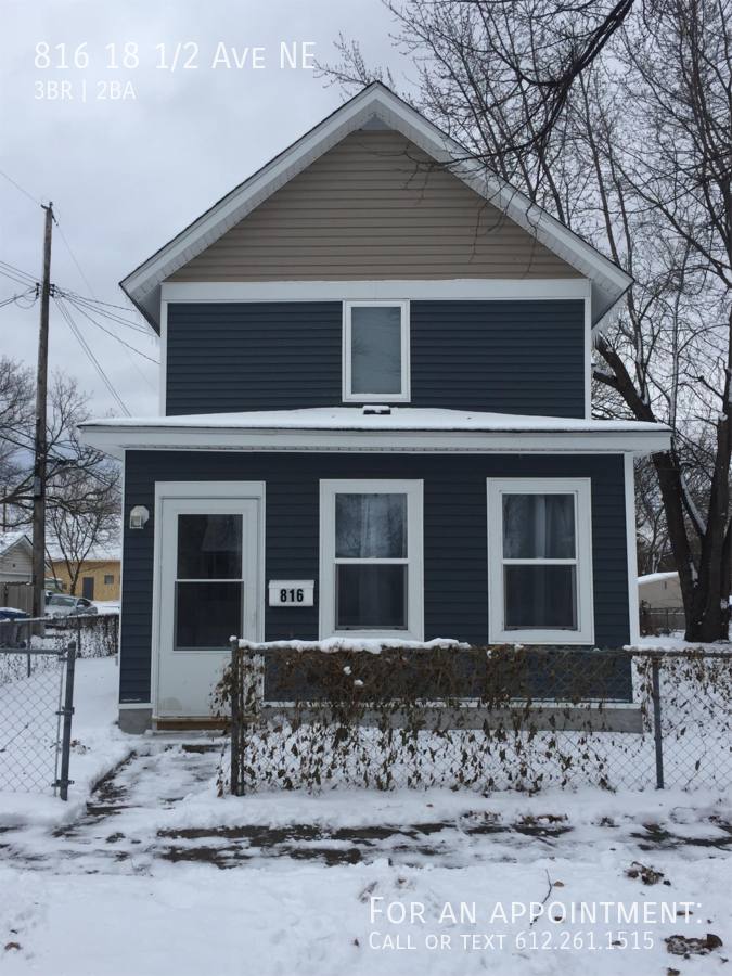 House for rent at 816 18 1 2 Ave NE, Minneapolis, MN 55418