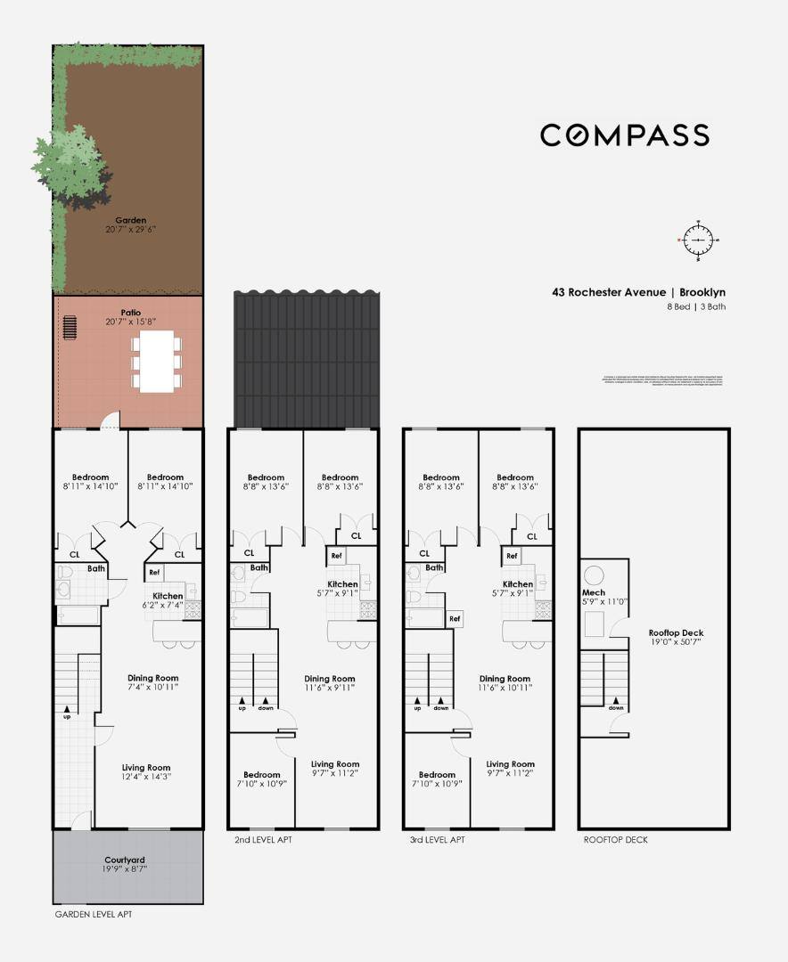 Apartment for rent at 43 Rochester Ave, Brooklyn, NY 11233