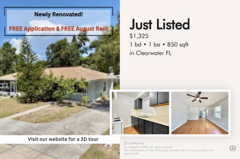 Apartment for rent at 1438 San Juan Court, Clearwater, FL 33756